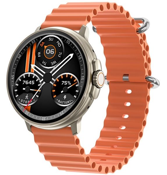 smartwatch rubicon rncf15 tytan/orange smarub258 zdjęcie 1
