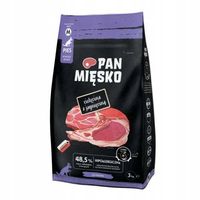 Pan Mięsko karma sucha dla psa cielęcina z jagnięciną M 3kg senior