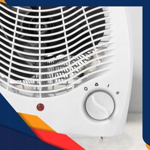 TERMOWENTYLATOR GRZEJNIK ELEKTRYCZNY FARELKA OGRZEWACZ Z TERMOSTATEM na Arena.pl