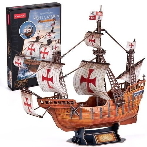 cubic fun puzzle 3d santa maria 0387 zdjęcie 4