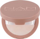 NAM PUDER SYPKI SETTING PINK POWDER WEGAŃSKI RÓŻOWY SYPKI PUDER DO TWARZY