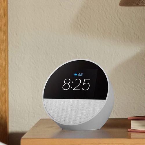 Głośnik Amazon Echo Spot 2024 biały (B0BFCBKXWL) na Arena.pl