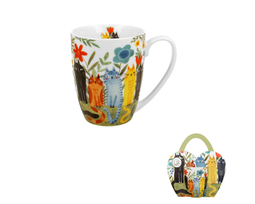 KUBEK DUO KOT KOTY OGRODOWE NA PREZENT 360 ML na Arena.pl