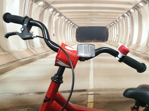 Rowerek dziecięcy dla chłopca 20" CZERWONY + chorągiewka, dzwonek, błotniki na Arena.pl