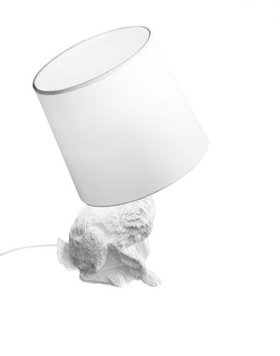 Lampa stołowa RABBIT UP - biała na Arena.pl