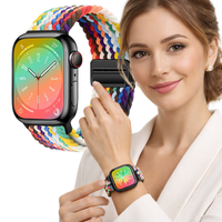 Pasek pleciony do Apple Watch 38mm 40mm 41mm opaska L mocna RÓŻNE KOLORY