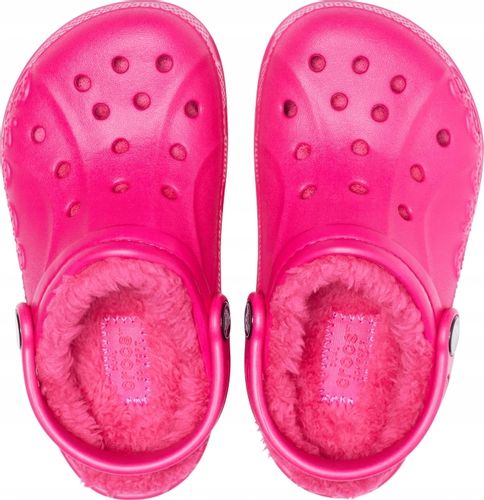 Dziecięce Ocieplane Buty Chodaki Crocs Baya Lined 205977 Clog 28-29 na Arena.pl