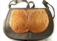 Torba myśliwska skórzana oliv - sierść sarny