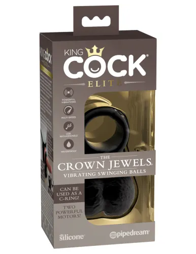 wibrujący obciążnik king cock elite the crown jewels pipedream na Arena.pl