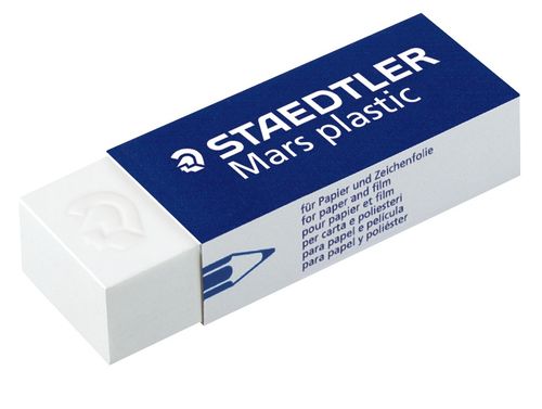 gumka do mazania mars plastic biała staedtler na Arena.pl
