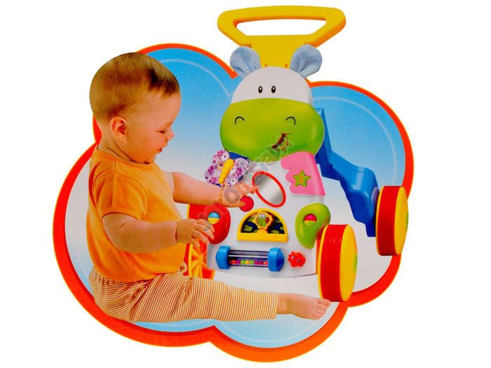 JKM ZA0909 Interaktywny Pchaczyk CHODZIK Hipopotam zdjęcie 6
