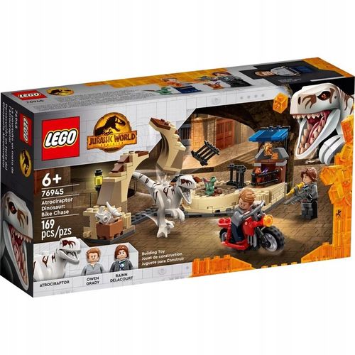LEGO Dinozaury Jurassic World - Atrociraptor: pościg na motocyklu (76945) na Arena.pl