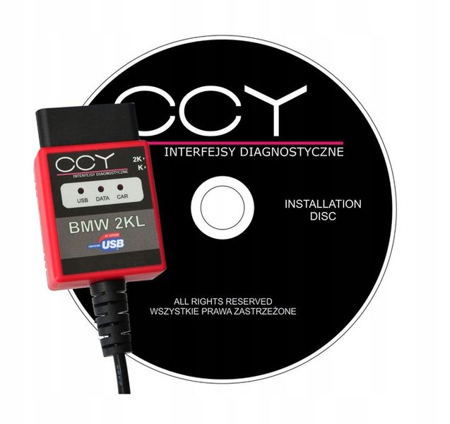 POLSKI Interfejs OBD2 DLA BMW INPA 2KL e39 e46 e60 zdjęcie 1