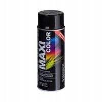lakier akrylowy spray czarny połysk ral9005 400ml maxi color motip