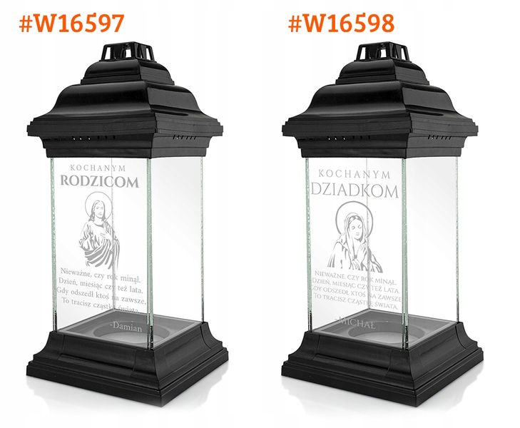 Znicz lampion dla DZIADKA kapliczka z GRAWEREM zdjęcie 7