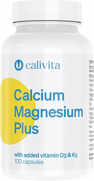 CALCIUM MAGNESIUM WAPŃ MAGNEZ D3 osteoporoza kości zdjęcie 1