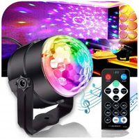 KULA DYSKOTEKOWA DISCO PROJEKTOR RGB LED DYSKOTEKOWY NA IMPREZE LASER PILOT