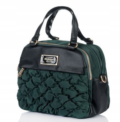 TOREBKA LISTONOSZKA MONNARI PIKOWANA SPORTOWA POJEMNA 3 KOMOROWA Zielona na Arena.pl
