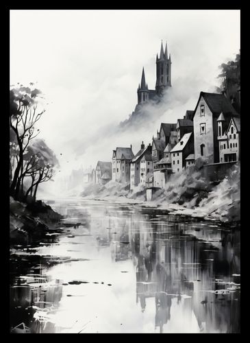 Plakat 25x35cm Mglisty Refleks na Arena.pl