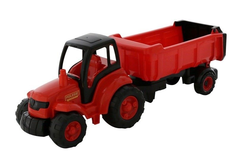 Mistrz Traktor z naczepa w siatce zdjęcie 1