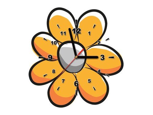 40X40CM ZEGAR ŻÓŁTY KWIAT OBRAZ na Arena.pl