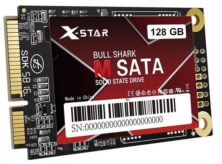 Dysk SSD X-Star Bull Shark 128GB mSATA zdjęcie 1