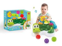 Kuleczkowy krokodyl światło dźwięk BZES6687