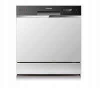 Zmywarka Toshiba DW-08T2(W) 8 kompletów Biała 55 cm 49 dB