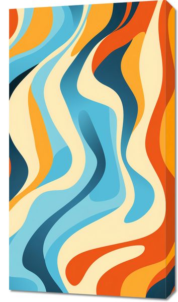 Obraz 50x90cm Tańczące Fale zdjęcie 1