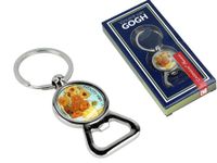 Otwieracz/brelok - V. van Gogh, Słoneczniki w wazonie (CARMANI)