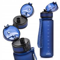 BIDON BUTELKA NA WODĘ TRENINGOWA SPORTOWA METEOR 500ml MIARKA SITKO