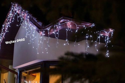 SOPLE 500 LED ZEWNĘTRZNE LAMPKI choinkowe KURTYNA IP44 STAŁE + FLASH na Arena.pl