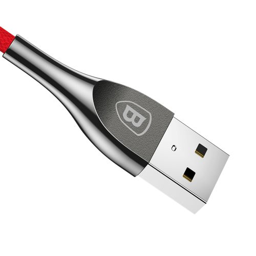 Kabel USB lightning Iphone Baseus Zinc 100cm 2A QC czerwony na Arena.pl