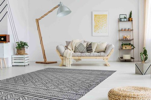 RUG/LU/VINEA/ZIGZAK/BLACK+WHITE/140x190 na Arena.pl