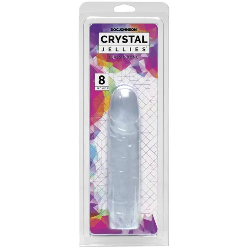 doc johnson crystal jellies classic 20 cm przezroczysty model anatomiczny na Arena.pl
