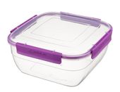 Pojemnik kwadratowy do przechowywania żywności 2350 ml hermetyczny 4 klipsy