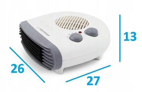 FARELKA MOCNY GRZEJNIK ELEKTRYCZNY TERMOWENTYLATOR OGRZEWACZ PIECYK 2000W na Arena.pl