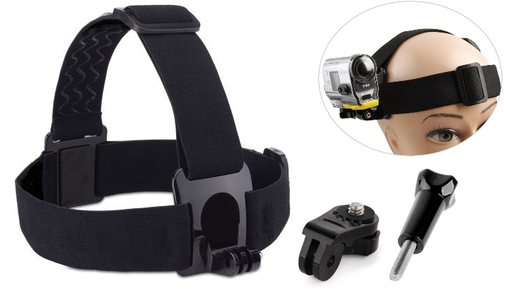 OPASKA NA KASK LUB GŁOWĘ DO SONY ACTION CAM zdjęcie 2
