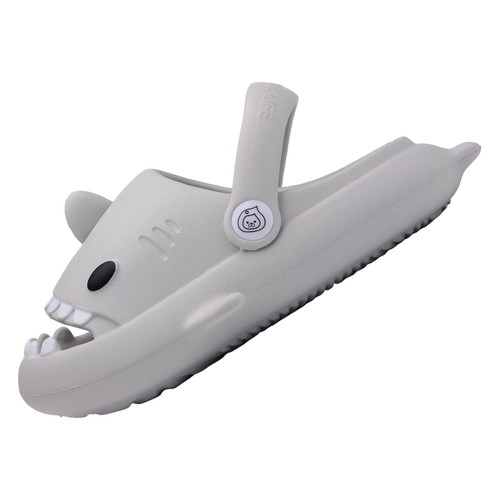 Klapki dziecięce rekinki basenowe piankowe szare antypoślizgowe 32/33 na Arena.pl