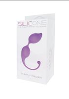 kulki silikonowe toyz4lovers fioletowe 20 cm