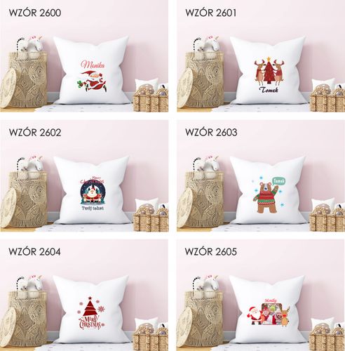 Poduszka z nadrukiem PREZENT ŚWIĄTA MIKOŁAJ na Arena.pl