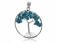 TURKUSOWE DRZEWO ŻYCIA SZCZĘŚCIA KAMIEŃ TURKUS w0579