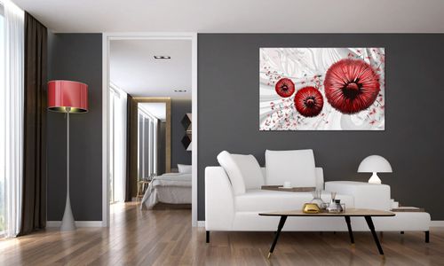 Obraz Drukowany 120X80 Czerwone Dmuchawce 2 na Arena.pl