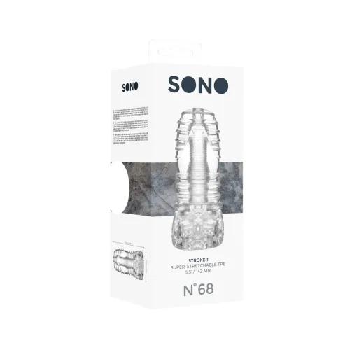 sono no.68 czarna maszyna intymna z elastycznego tpe 15 cm na Arena.pl