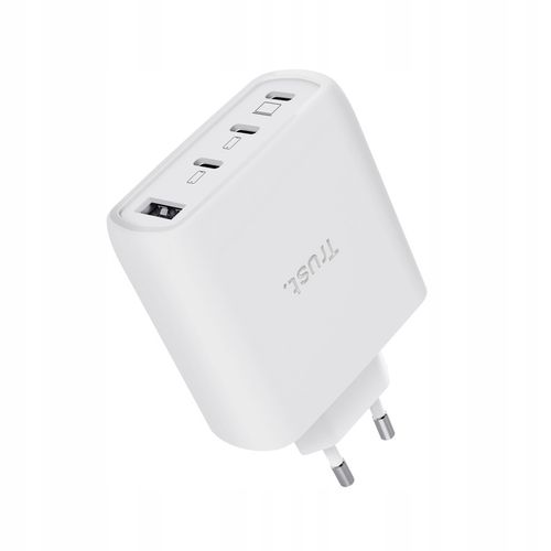 Ładowarka sieciowa TRUST Maxo GaN 65W 1xUSB-A 3xUSB-C Biały na Arena.pl