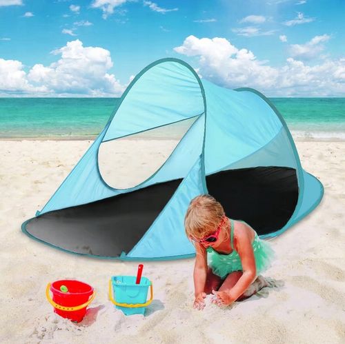 NAMIOT PLAŻOWY DUŻY SAMOROZKŁADAJĄCY SIĘ NA PLAŻĘ POP-UP OGRODOWY XL 190 CM na Arena.pl