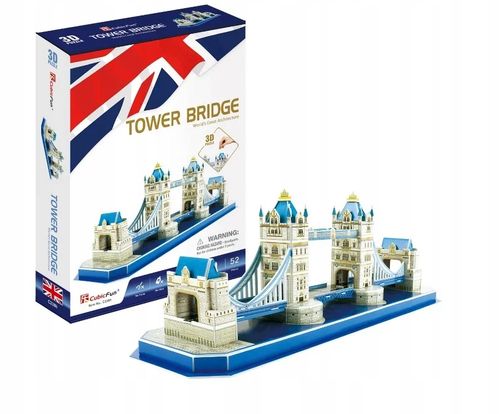 Puzzle 3D Tower Bridge Cubic Fun 52 Elementy na Arena.pl