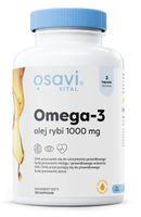 OSAVI Omega-3 Olej Rybi Molecularly Distilled 1000 mg cytrynowy (120 kaps.)
