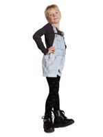 Rajstopy dziewczęce z lurexem serca czarne 140-146 YOCLUB