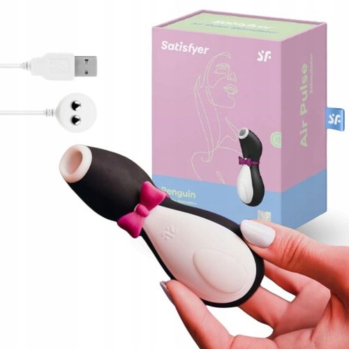 MASAŻER PINGWIN WIBRATOR PINGWINEK MEGA ORGAZM - SSĄCY DAMSKI MOCNY DLA PAR na Arena.pl